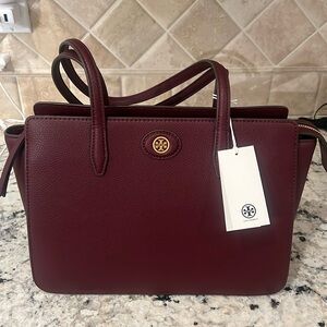 Tory Burch The Robinson Pebbled Small Tote